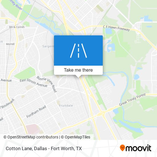 Cotton Lane map