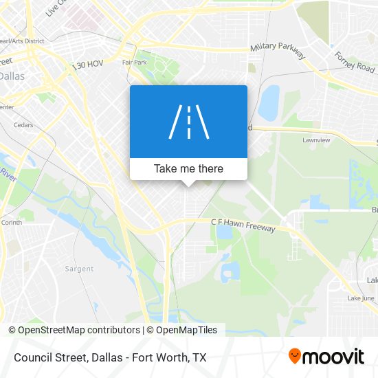 Council Street map