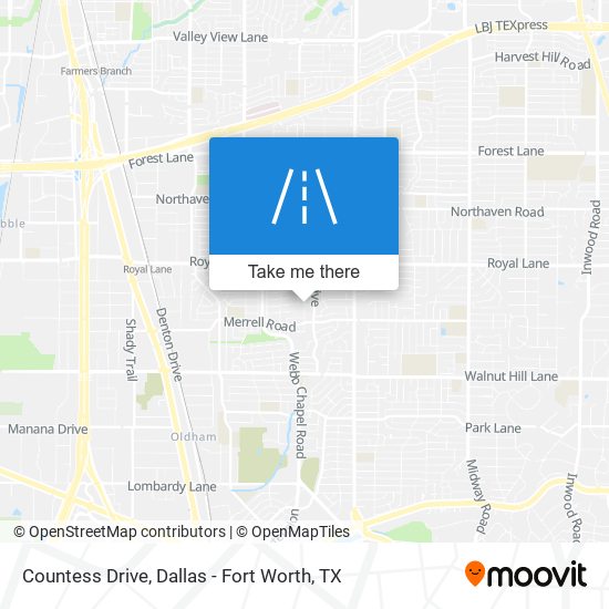 Countess Drive map