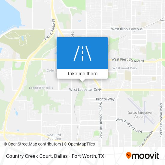 Mapa de Country Creek Court