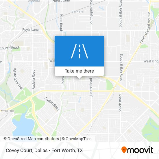 Covey Court map