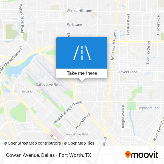 Mapa de Cowan Avenue