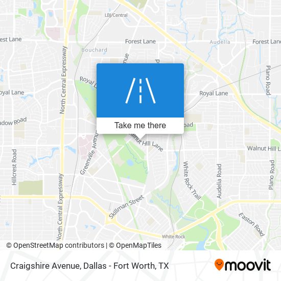 Craigshire Avenue map