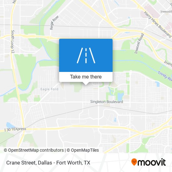 Mapa de Crane Street
