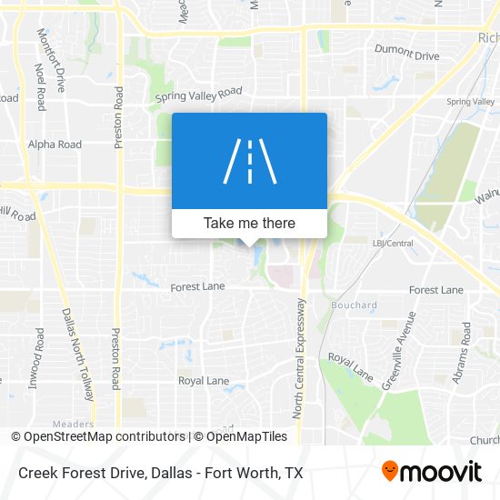 Mapa de Creek Forest Drive