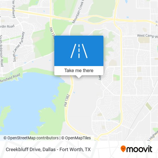 Creekbluff Drive map