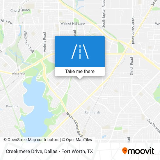Creekmere Drive map