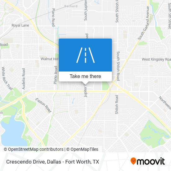 Crescendo Drive map