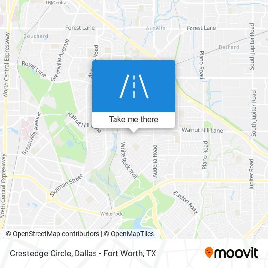 Mapa de Crestedge Circle
