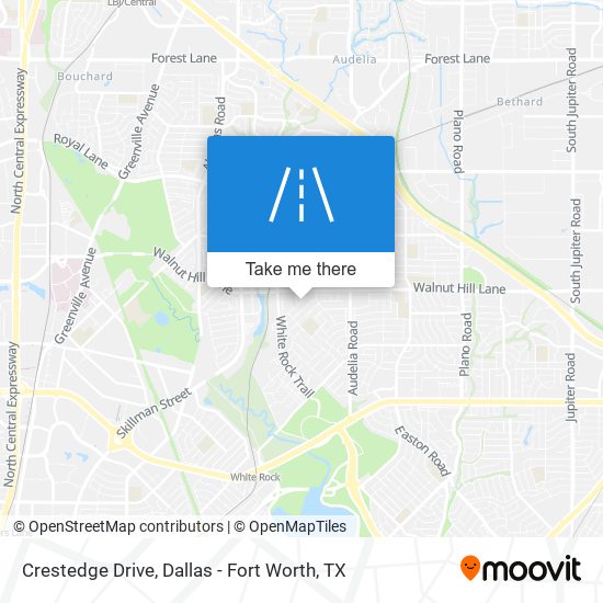 Mapa de Crestedge Drive