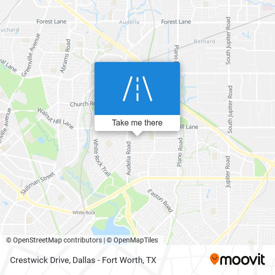 Crestwick Drive map