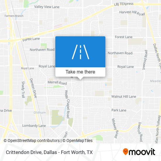 Crittendon Drive map