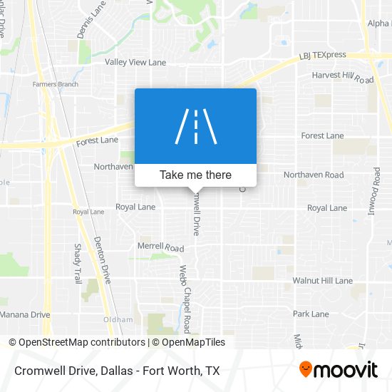 Cromwell Drive map