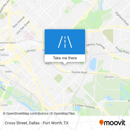 Cross Street map