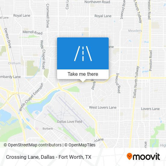 Crossing Lane map