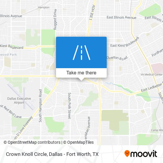 Crown Knoll Circle map
