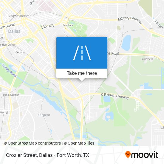 Crozier Street map