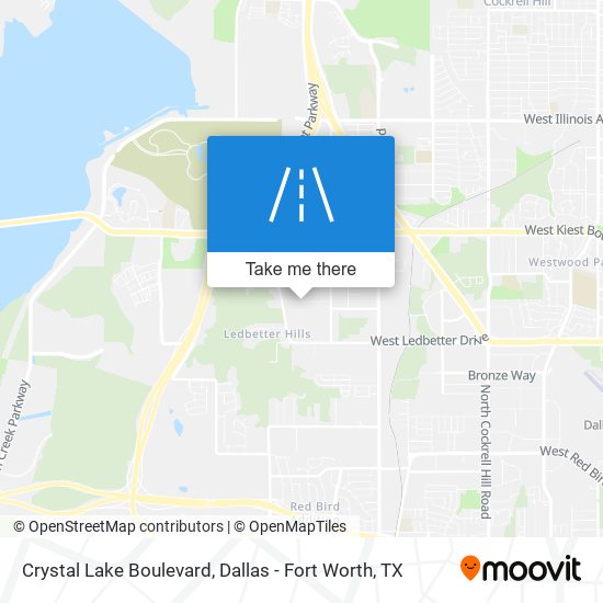 Crystal Lake Boulevard map