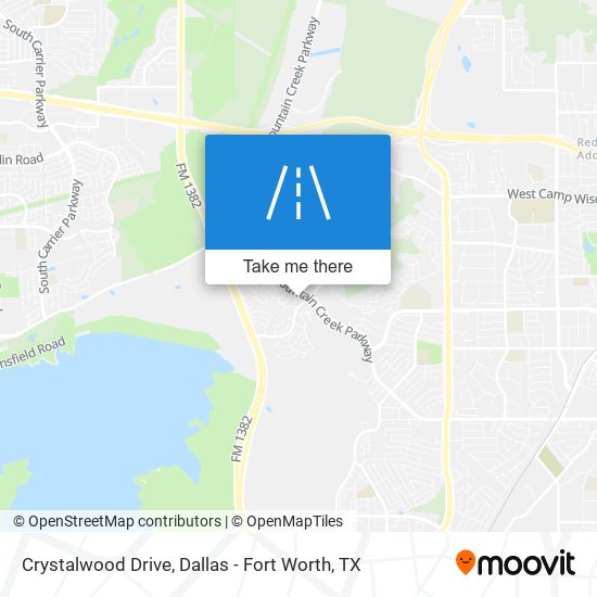 Crystalwood Drive map