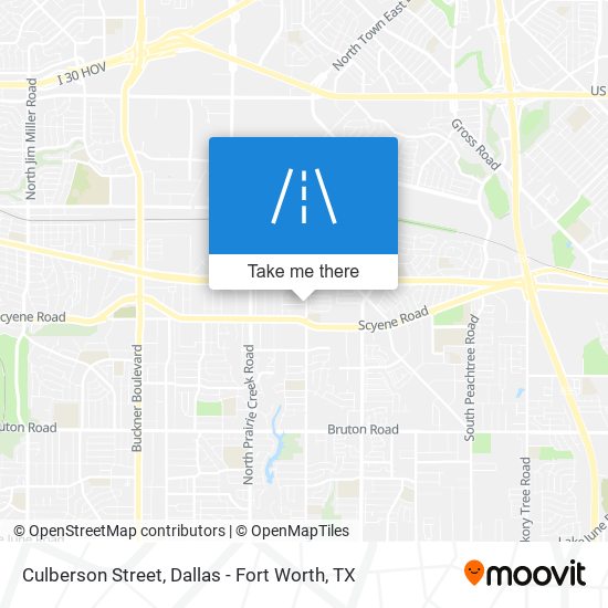 Culberson Street map