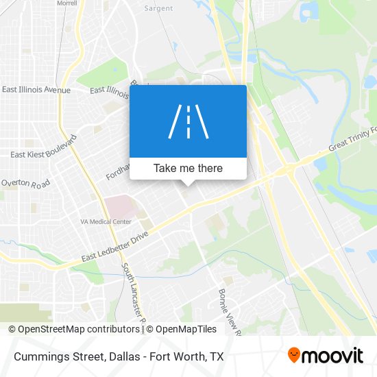 Cummings Street map