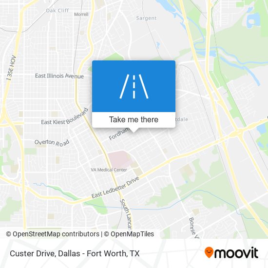 Mapa de Custer Drive