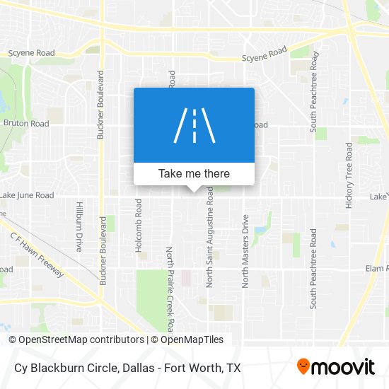 Cy Blackburn Circle map