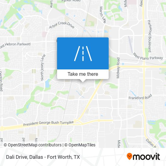 Mapa de Dali Drive