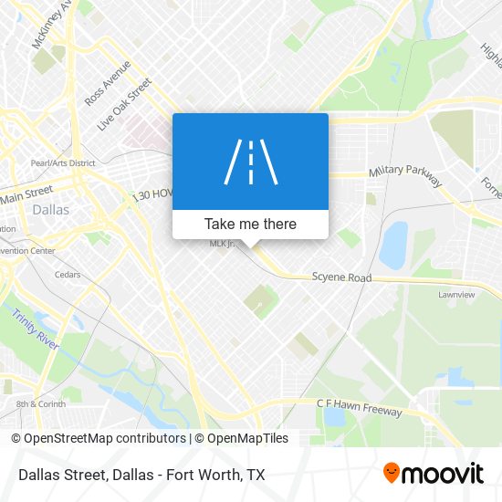 Mapa de Dallas Street