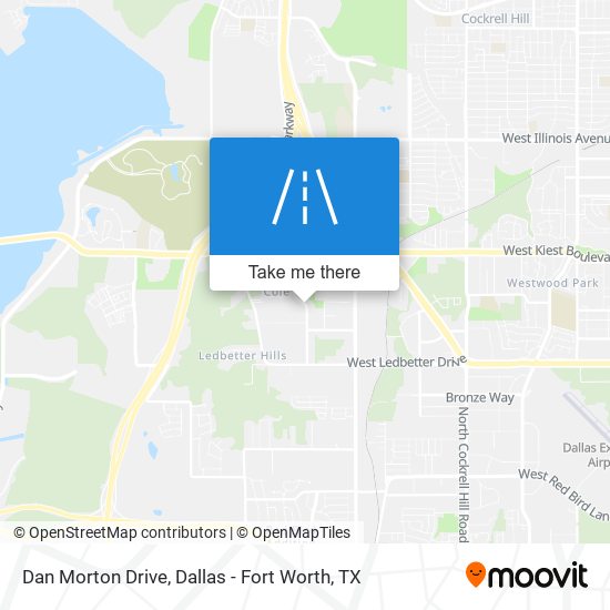 Dan Morton Drive map