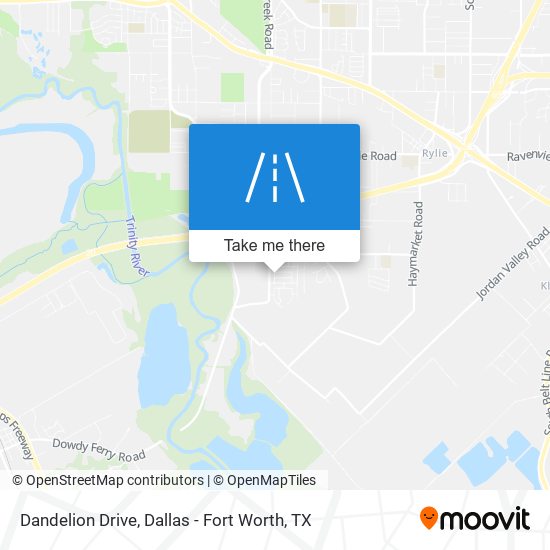 Dandelion Drive map