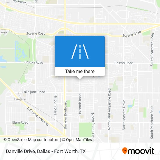 Danville Drive map