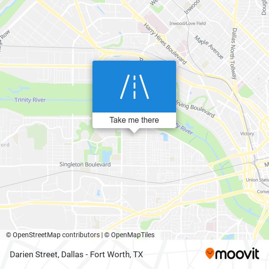 Darien Street map