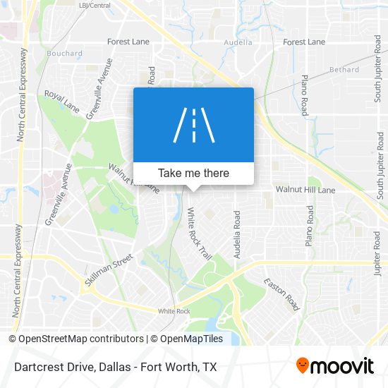 Dartcrest Drive map