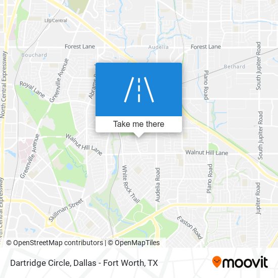 Mapa de Dartridge Circle