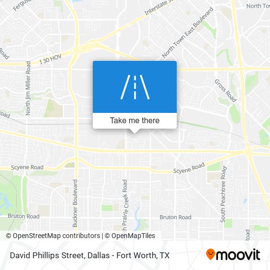 David Phillips Street map