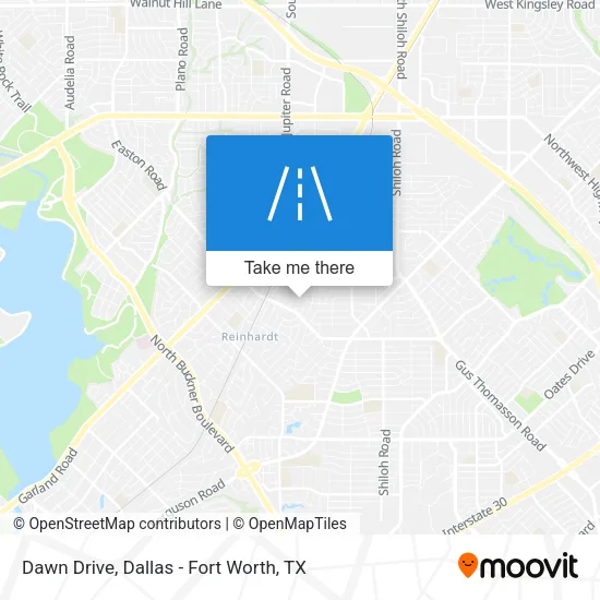 Dawn Drive map