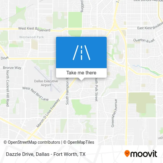 Dazzle Drive map