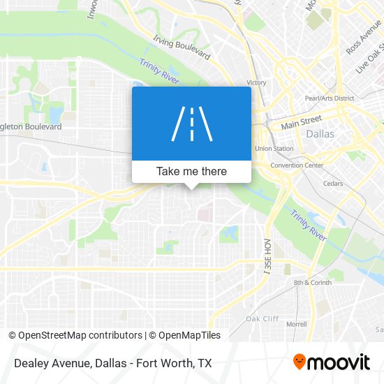 Dealey Avenue map