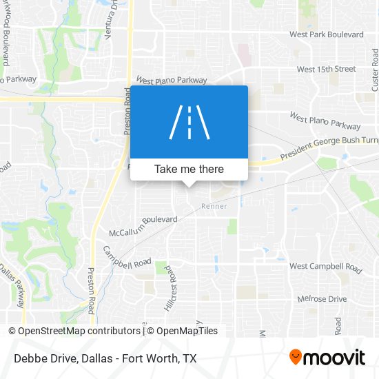 Debbe Drive map