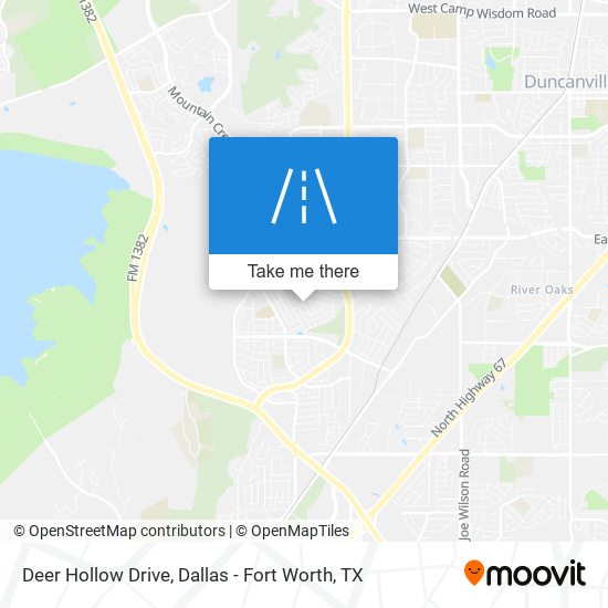 Deer Hollow Drive map