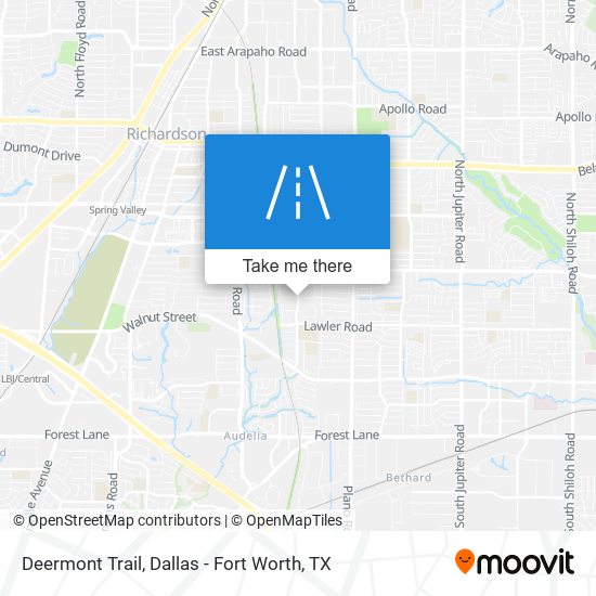 Deermont Trail map