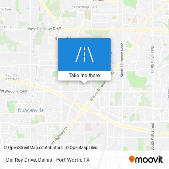 Del Rey Drive map