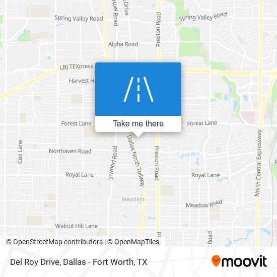 Del Roy Drive map