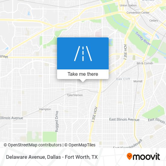 Delaware Avenue map