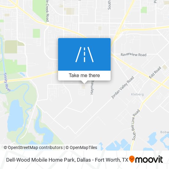 Dell-Wood Mobile Home Park map