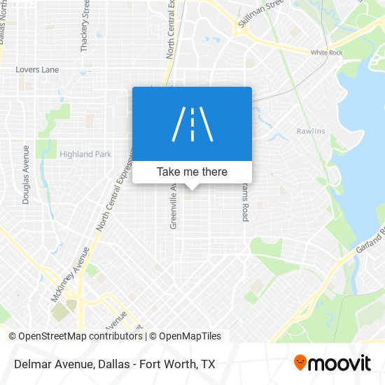 Delmar Avenue map