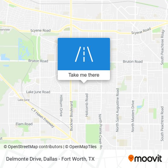 Delmonte Drive map