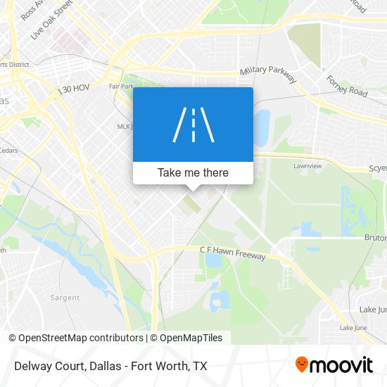 Delway Court map