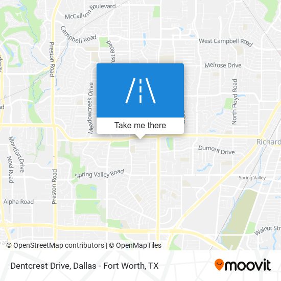 Dentcrest Drive map